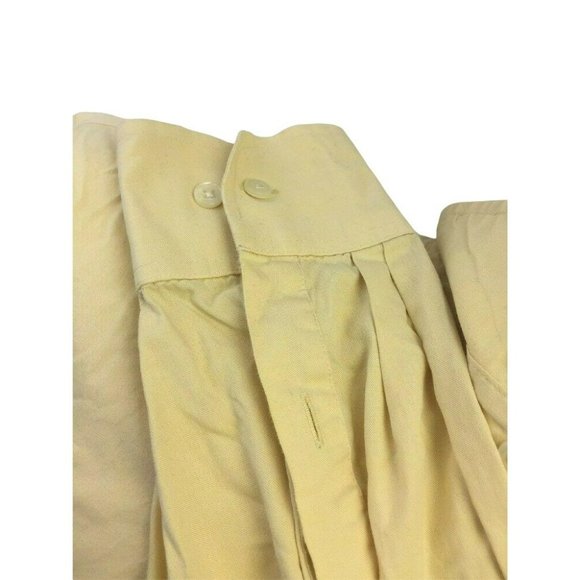 IZOD Mens Casual Button Shirt Yellow Size 17 34/35 XL L/S Cotton Easy Care - Picture 9 of 12